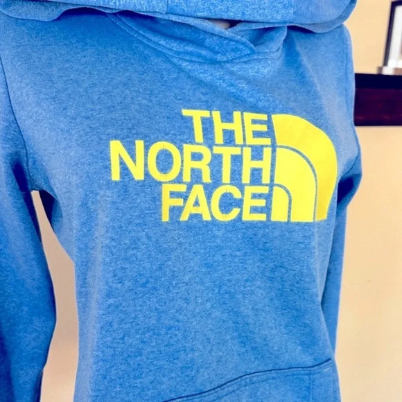 Women’s Blue Half Dome Pullover Hoodie Women’s Size Medium - Picture 3 of 8